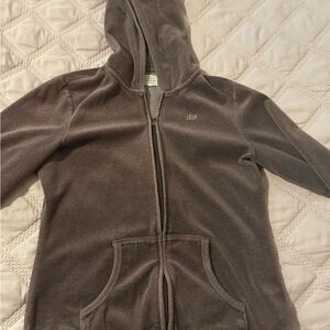 Banana Republic Taupe Zip-Up Jogger set